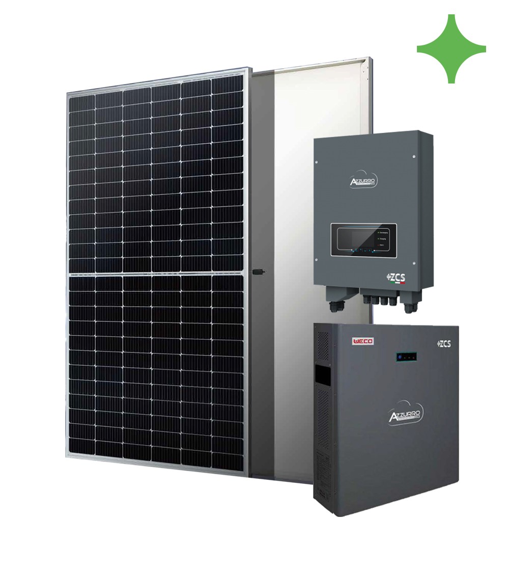 PHOTOVOLTAIC KIT 4 KW WITH 10 KWH STORAGE